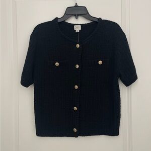 A New Day Short Sleeve Lady Jacket Cardigan